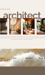 Bobby designs, concept Interior design Company website created for kerala brand