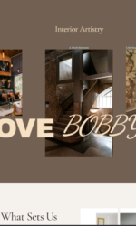 Bobby designs, concept Interior design Company website