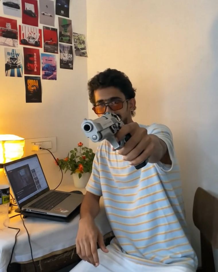 Gun transformation result from Gaznil's free Google Gemini AI video tutorial