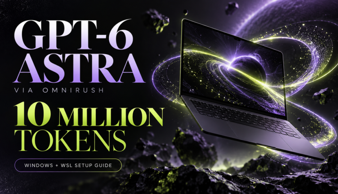 GPT-6 Astra via OmniRush: 10 million tokens and Windows WSL setup guide