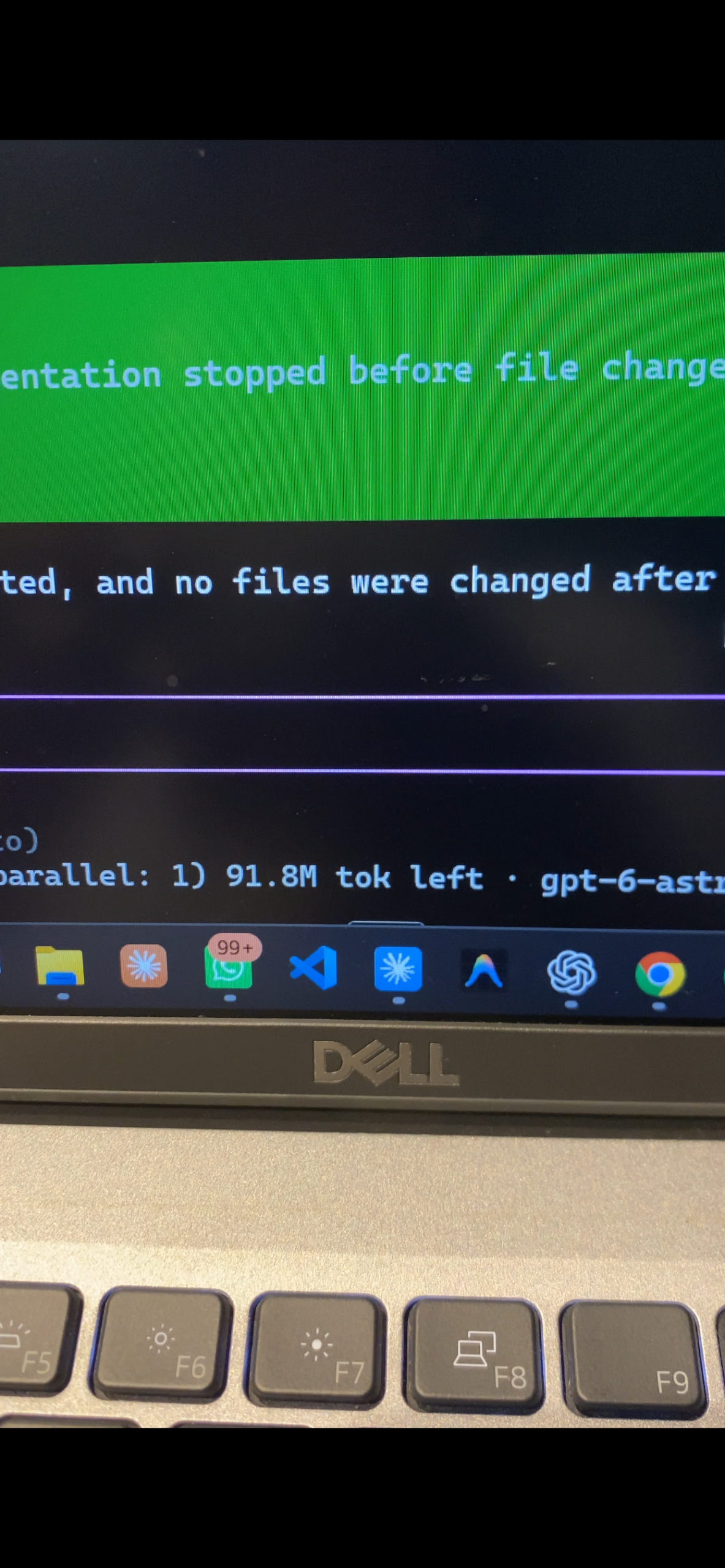OmniRush terminal showing 91.8M tokens remaining and GPT-6 Astra